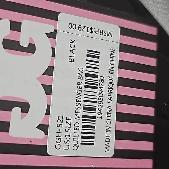 Gilda Paris small black quilted pocket book - Picture 4 of 5